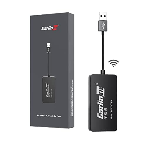 CarlinKit Nuovo adattatore auto CarPlay/Wireless Android senza fili per radio Android aftermarket versione 4.4+, necessità di installare APK su auto, supporto specchio cablato/IOS 16