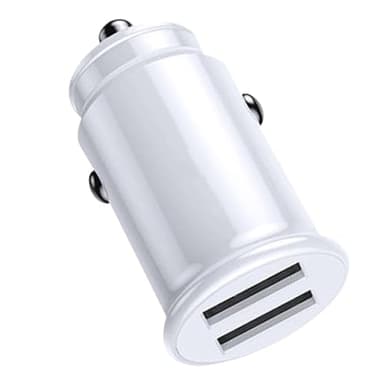 Caricabatterie USB per auto - Caricabatterie per telefono da auto | Caricabatteria per auto a ricarica rapida | Porta caricabatteria per auto per caricabatterie per telefono cellulare 3.1A | Caricator