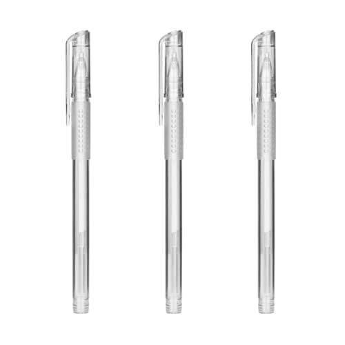Healeved Matite per sopracciglia, waterproof, set di 3 pennarelli per pelle, matite bianche per sopracciglia, labbro, arte del corpo, in feltro per pelle, tatuaggio bianco