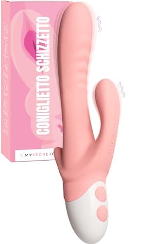 MySecretCase Vibratoreper Donna Professionale - Vibratore Donne Realistico per Clitoride, Dildo Per Coppia Vibrante Piccolo, Sextoys Stimolatore Per Clotoride, Vibratoriper Donne Sessuali (Rosa)