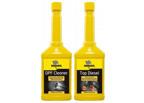 Bardahl - Pack 2x, Additivo per Gasolio DPF Cleaner + Top Diesel, Pulisce FAP e Iniettori di Auto Diesel, Allunga la Vita del DPF, Riduce il Consumo di Carburante e di Emissioni Inquinanti, 2 x 250ml