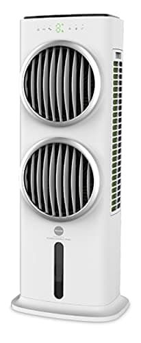 MACOM Enjoy & Relax 988 Power Double Wind Potentissimo raffrescatore evaporativo con Doppia Ventola, Bianco, Flusso d’Aria: 28,6 m3/Minuto