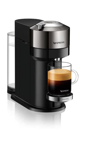 Nespresso Krups Macchina da Caffè, Caffettiera Espresso, Vertuo Next Chrome YY4299FD