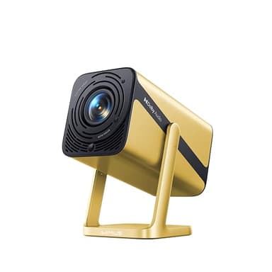Proiettore 4K [Netflix ufficiale] Videoproiettore Bluetooth WiFi Full HD 1080p nativo con E-Focus/Auto Keystone, rotazione a 360°