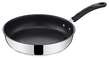 Lagostina Pratica Padella Antiaderente per Induzione, Grigio, 26 cm, Acciaio 18/10