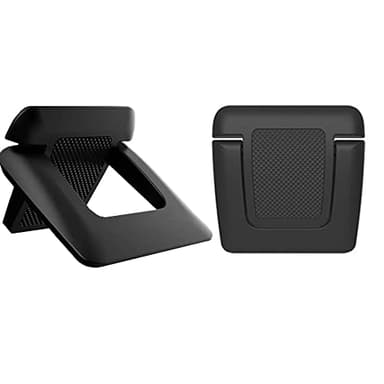 JaneYi 2 pezzi Mini Supporto per Laptop Supporto Invisibile per Tastiera Computer Portatile Ergonomico Portatile ABS Leggero Supporto Pieghevole per Tablet Notebook MacBook Pro Air Tastiera