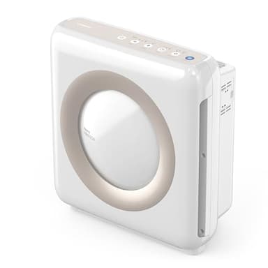 COWAY Purificatore d'aria con filtro HEPA, ionizzatore, prima scelta di Wirecutter, rimuove il 99,999% di particelle nocive fino a 0,01 µm per allergie, CADR 421 m³/h, ap-1512hh MIGHTY (Bianco)