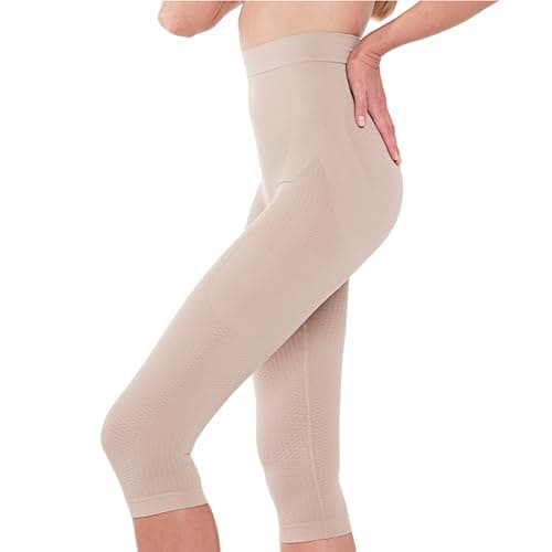 SLIMCELL Leggins Anticellulite Drenanti Donna Modellanti - Guaina Contenitiva Donna, Pantaloni Anticellulite, Pancia Piatta, Intimo Modellante Snellente, Shapewear - Made in Italy