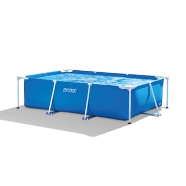 Intex 28271 Family Frame Rettangolare Cm 260X160X65 Piscina Gioco Estivo Estate Giocattolo 758, 2300 Litri, 260 x 160 x 65 cm, Blu