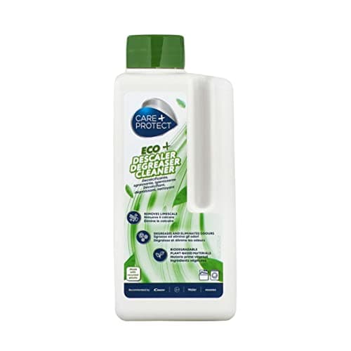 CARE + PROTECT ECO+ Liquido 3 in 1: disincrostante, sgrassante e detergente universale per lavastoviglie e lavatrice, 250 ml per un trattamento mensile