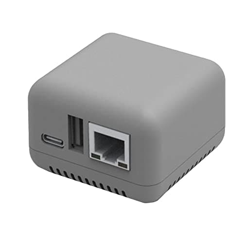 ZIRYXQ Server di Stampa di Rete con 1x 10/100 Mbps RJ-45 LAN Port WiFi Funzione di Rete USB XP 2.0 Port BT per Win Supporto Android 4.0（Spina e Cavo Dati Non Inclusi）