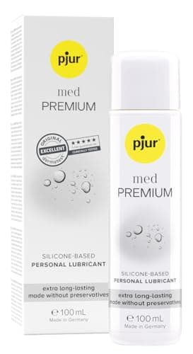 pjur med PREMIUM (100ml) - Gel lubrificante medicinale a base di silicone - per pelli/mucose ipersensibili - adatto agli allergici