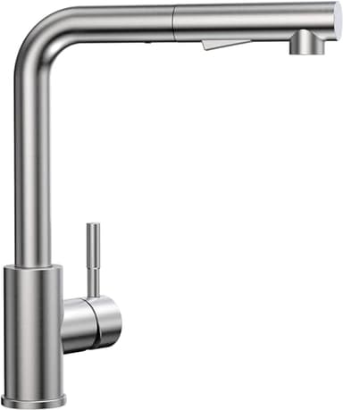CECIPA Rubinetto Lavello Cucina, Rubinetto cucina con Doccetta Estraibile, Miscelatore Cucina con 2 Tipi di Getti, Rubinetti cucina Monocomando Girevole 360°,Acciaio Inossidabile Spazzolato