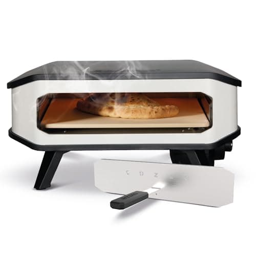 Cozze® | Forno per Pizza Elettrico 17" con Sportello Frontale | 230V | Pietra Cordierite Inclusa | Termometro Digitale | LED | Fino a 450°C