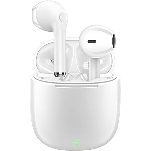 yobola Cuffie Bluetooth, Auricolari Bluetooth 5.1 con Stereo HiFi, Cuffie Wireless con Microfono, Cuffiette Bluetooth con Controllo Touch IPX5 Impermeabili sport