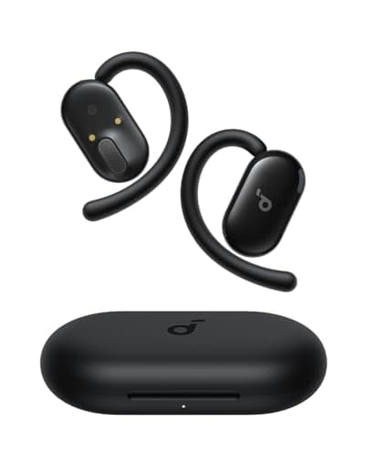 Soundcore V20i Cuffie Open-Ear di Anker, Cuffie Bluetooth 5.4, Ganci Rotanti, Ultra Confortevoli, Vestibilità Aderente, Bassi Potenti, Chiamate Chiare, IP55, 36H di Riproduzione,Connessione Multipunto