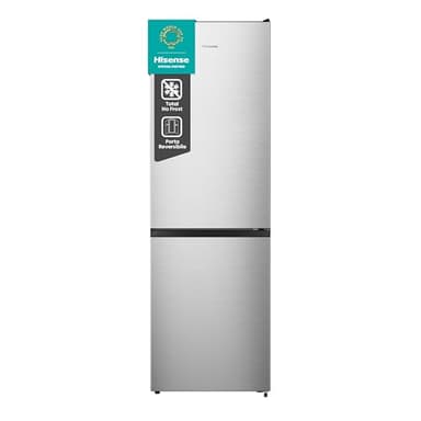 Hisense MC60300IE Frigorifero Combinato, Libera installazione, Total No frost, Ventilazione MultiFlow, Doppia porta reversibile, Inox, Altezza 186 cm, Capacità netta 300 litri, Controllo Touch