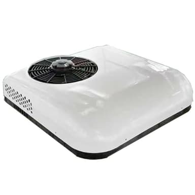 ZYJIX Condizionatore d'Aria CC 12v/24v, Condizionatore d'Aria per Camper 12v, unità CC sul Tetto, per Camion, Camper, Barca, Camper, Rimorchio da Viaggio, Bianco(Size:12V)