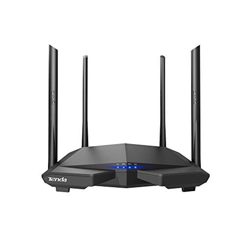 Tenda AC6 Router Wi-Fi AC1200 Dual Band 300 Mbps 2.4 GHz e 867 Mbps 5 GHz, 4 * 5dBi Antenne, Parental Control e Rete Ospiti, VPN, IPv6, Adatto per Case a Un Piano