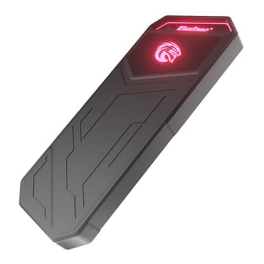 KingSpec Z5 4TB Portable SSD esterno con luce RGB - fino a 2100MB/s, alloggiamento in lega di zinco, interfaccia USB 3.2 Gen2x2, hard disk a stato solido estremo, compatibile con
