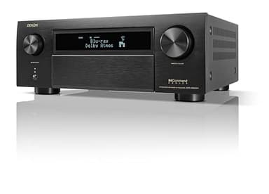 Denon AVR-X6800H - Ricevitore AV a 11.4 canali, 140 W/canale, streaming wireless tramite HEOS integrato, WiFi e Bluetooth, supporta Dolby Vision, HLG, HDR10+, HDR dinamico e virtualizzazione