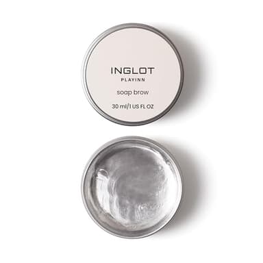 Inglot Playinn Sapone Sopracciglia | Formula Gel Extra Forte | Sopracciglia Definite e Scultoree | Playinn Soap Brow | 30 ml | Trasparente