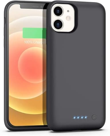 iPosible Custodia per iPhone 12 Mini, con batteria aggiuntiva da 5800 mAh, per iPhone 12 Mini [5,4 pollici]