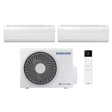SAMSUNG WINDFREE ELITE CONDIZIONATORE AJ050TXJ2KG DUAL SPLIT 9000+12000 BTU DUE SPLIT A+++