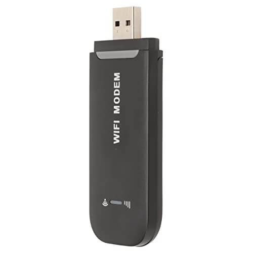 Jectse Router WiFi USB 4G LTE, Chiavetta Modem Router Hotspot Tascabile WiFi Wireless, Mini Adattatore di Rete Condividi Fino a 10 Utenti WiFi, Chiavetta WiFi con Slot per Scheda SIM, PLU