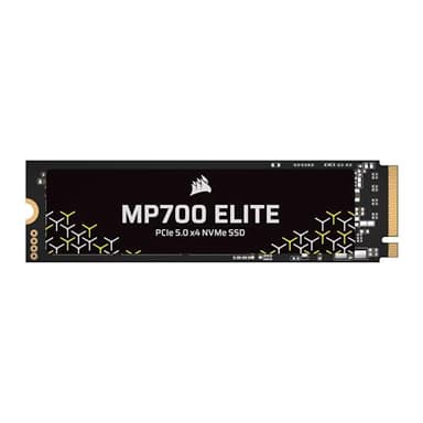 CORSAIR MP700 ELITE 2TB PCIe 5.0 x4 NVMe M.2 SSD – Fino a 10,000MB/sec – Alta Densità 3D TLC NAND – M.2 2280 - Compatibile con DirectStorage – Nero