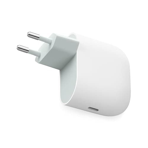 Google Caricatore USB-C 45 W - Caricatore per la ricarica rapida di smartphone Pixel - Compatibile con i prodotti altri dispositivi USB-C® - Bianco ghiaccio
