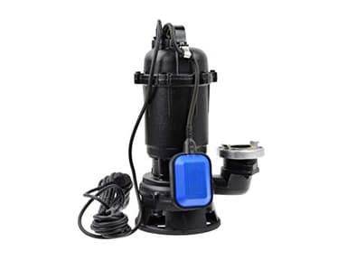 BSD Pompa Imersione per Acque Scure con Trituratore e Interruttore Galleggiante, Corpo in Ghisa - Pompa per Acque Reflue WQD-055 - Raccord C Storz - 550W, 17 000L/h, Prevalenza Max. 8m