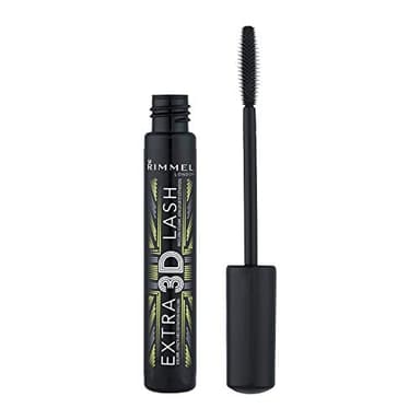 Rimmel London Mascara Extra Super Lash 3D - Volume, Lunghezza e Definizione - 003 Extreme Black/Nero Estremo - 8 ml