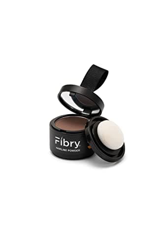 FIBRY - Polvere Volumizzante capelli, Correttore Ricrescita Capelli, Stempiatura o Capelli Fini. Infoltitore Capelli Istantaneo, Ingredienti Naturali. Waterproof. 4 gr (Castano Medio (Medium Brown)