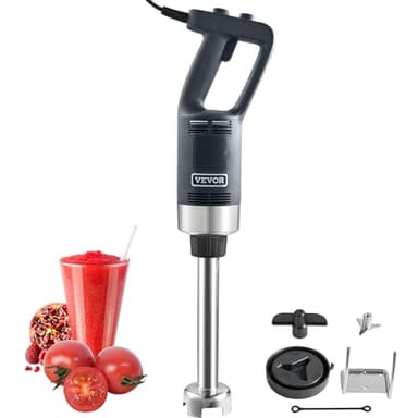 VEVOR Frullatore a Immersione da Cucina Uso Commerciale Potenza Nominale 750W Lunghezza 660mm Velocità Regolabile, Frullatore Tritatutto da Cucina Commerciale per Zuppe Salsa Pesto Materiale Frullato