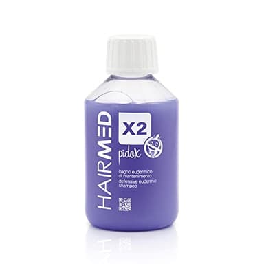 HAIRMED, X2 Antipidocchi Shampoo, Pidocchi Trattamento Forte, Coadiuvante Trattamento Anti Pidocchi Ideale per Bambini, Trattamento Pidocchi e Lendini Forte, 200 ml