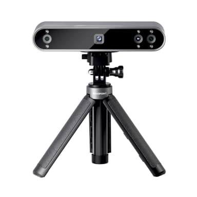 Revopoint POP 3 - Scanner 3D per stampanti 3D con dati a colori, precisione 0,05 mm e scansione rapida 18 FPS, scanner portatile per modellazione, luce di riempimento LED RGB e luce di riempimento IR