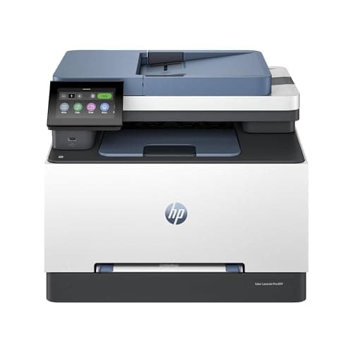 HP Color LaserJet Pro 3302fdw 499Q8F, Stampante Multifunzione A4, Stampa Fronte e Retro Automatico, 25 ppm B/N e a Colori, USB, Wi-Fi, Ethernet, Fax, Copia, Scansiona, ADF da 50 Fogli, HP Smart, Blu