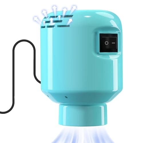 Kissleaf Portatile Pompa Elettrica pour Sacchetti Sottovuoto Vestiti,55W Powerful Voyage Sac à Vide Pompetta à Air Electrique pour Sacs à Vide Vêtements/Couvertures/Duvets