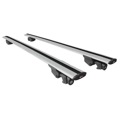 acpar Compatibile con Mercedes Classe GLA (X156) 2014-2019 HOOK Model Barre Tetto Portapacchi Auto Barre Portatutto Grigo Alluminio 2 Barre