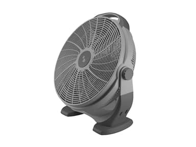 BEPER P206VEN560 Ventilatore da terra, 100W di potenza, Ventilatore da pavimento con 5 Pale grandi, 3 Velocità selezionabili, Grigio