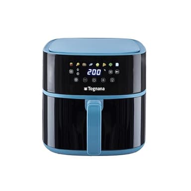 Tognana Iridea, Friggitrice ad aria 8 L, Plastica-Acciaio Inox, Carta da zucchero