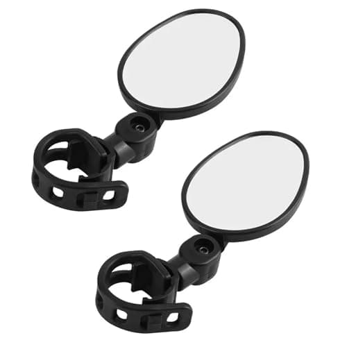 Specchietto Bici, Specchietto Retrovisore Bici, Specchietti Bici Elettrica, Girevole a 360° Specchietto Bici,Regolabile Specchietto per Monopattino Elettrico, Moto, Bici Elettrica