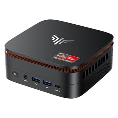 NiPoGi H1 Mini PC W-11 ΑΜD Ryzen 7 6800H (Max 4.7GHz, 8C/16T) 16GB DDR5 4800MHz/512GB M.2 NVMe SSD, Mini PC Desktop per Aziende DP2.0+HDMI 2.0+Type-C 4K Triplo Display/WiFi 6/BT 5.2/VESA Supportato