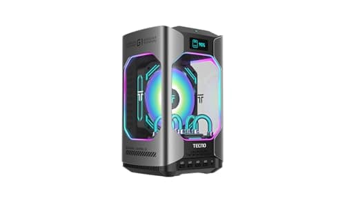 Tecno PC Gaming Mini - MEGAMINI G1, Intel® Core™ Intel i7-13620H, 16GB RAM, 1TB SSD, GeForce RTX™ 4060 Desktop 140w, Windows 11 Home, Watercooled, Grigio