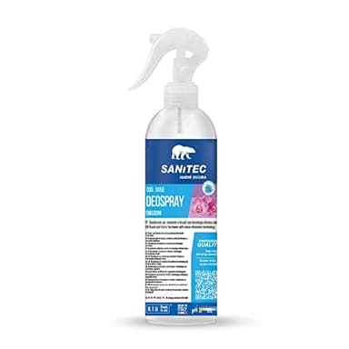 Sanitec Deospray Emozioni, Deodorante ambiente, Fiori Bianchi, 300 ml