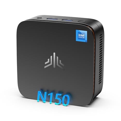 NiPoGi E1 Mini PC Twin Lake N150 (Meglio di N100,3,6 GHz) W-11 Pro 16 GB RAM/512 GB M.2 SSD, Mini computer DP 1.4+HDMI 2.0 Desktop PC 2.4+5G WiFi,BT4.2/RJ45,4K@60HZ UHD Dual Display per Ufficio