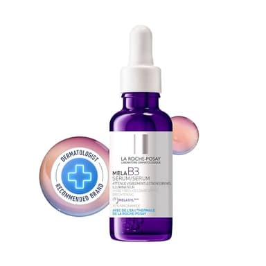 La Roche Posay Mela B3, Siero Intensivo Concentrato Anti-Macchie, Per Tutti i Tipi di Pelle, Azione Anti-Ricomparsa, Incarnato Più Luminoso e Uniforme, Arricchito con Melasyl e Niacinamide, 30 ml