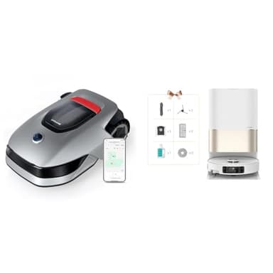 dreame A1 Robot rasaerba, controllo app, tecnologia OmniSense e dreame X40 Ultra Robot aspirapolvere 12000Pa, svuotamento automatico, mocio estendibile