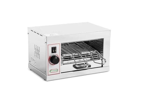CF Apparecchiature Inox T920 Tostiera 2 Pinze Professionale in Acciaio Inox